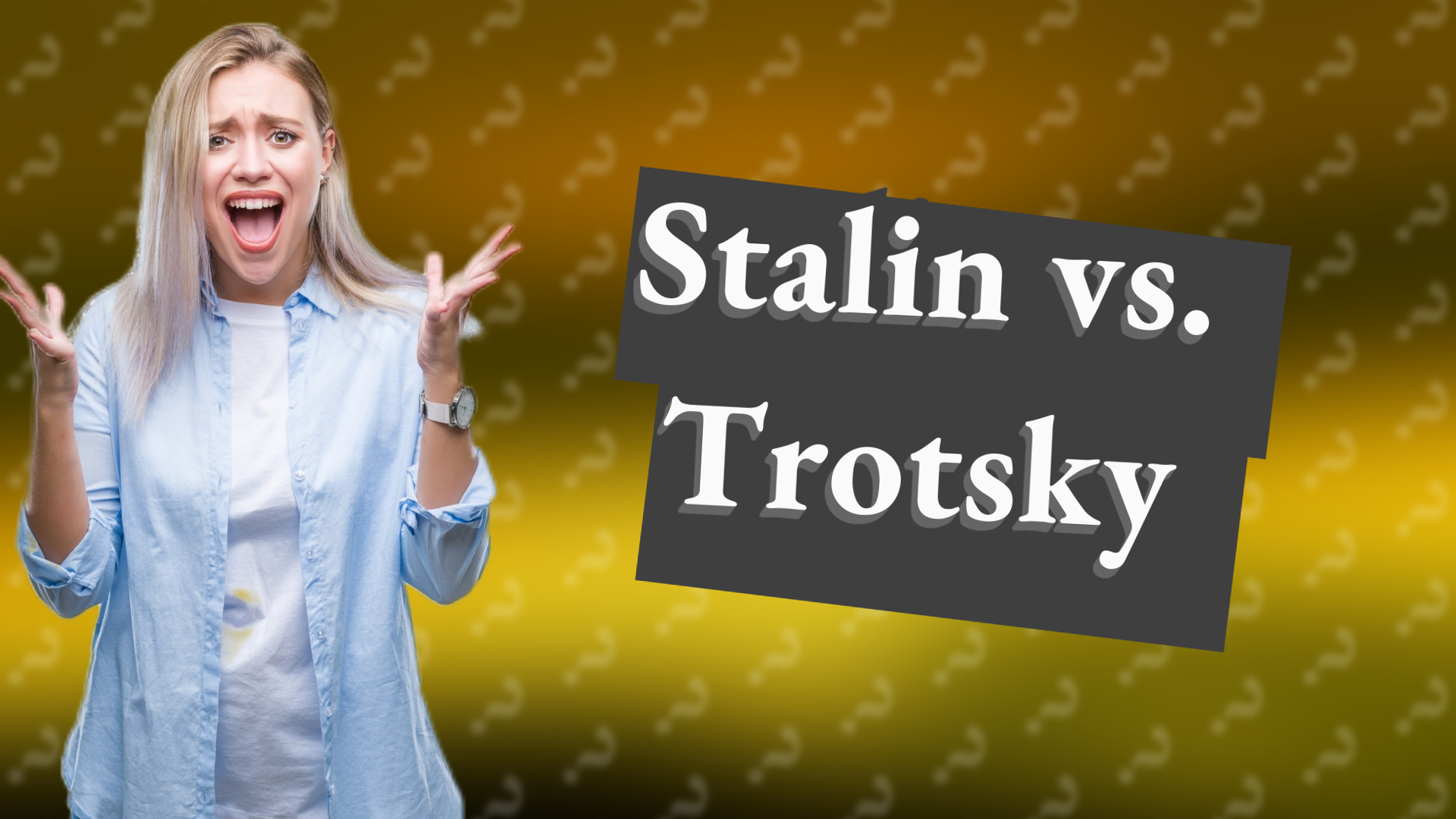Stalin vs. Trotsky