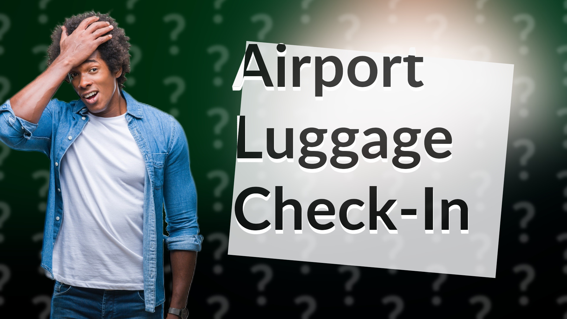 Airport Luggage Check-In