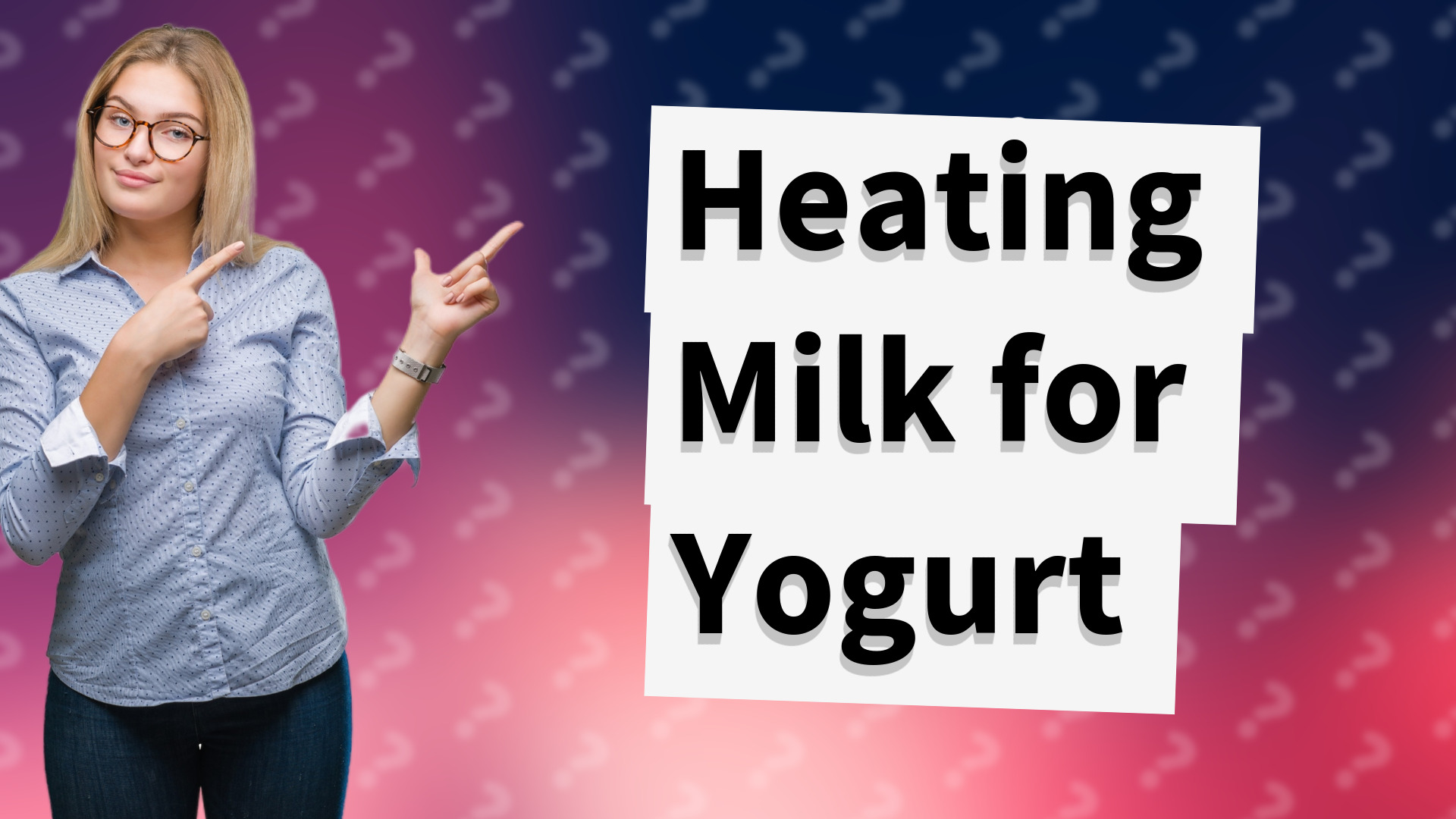 Heating Milk for Yogurt