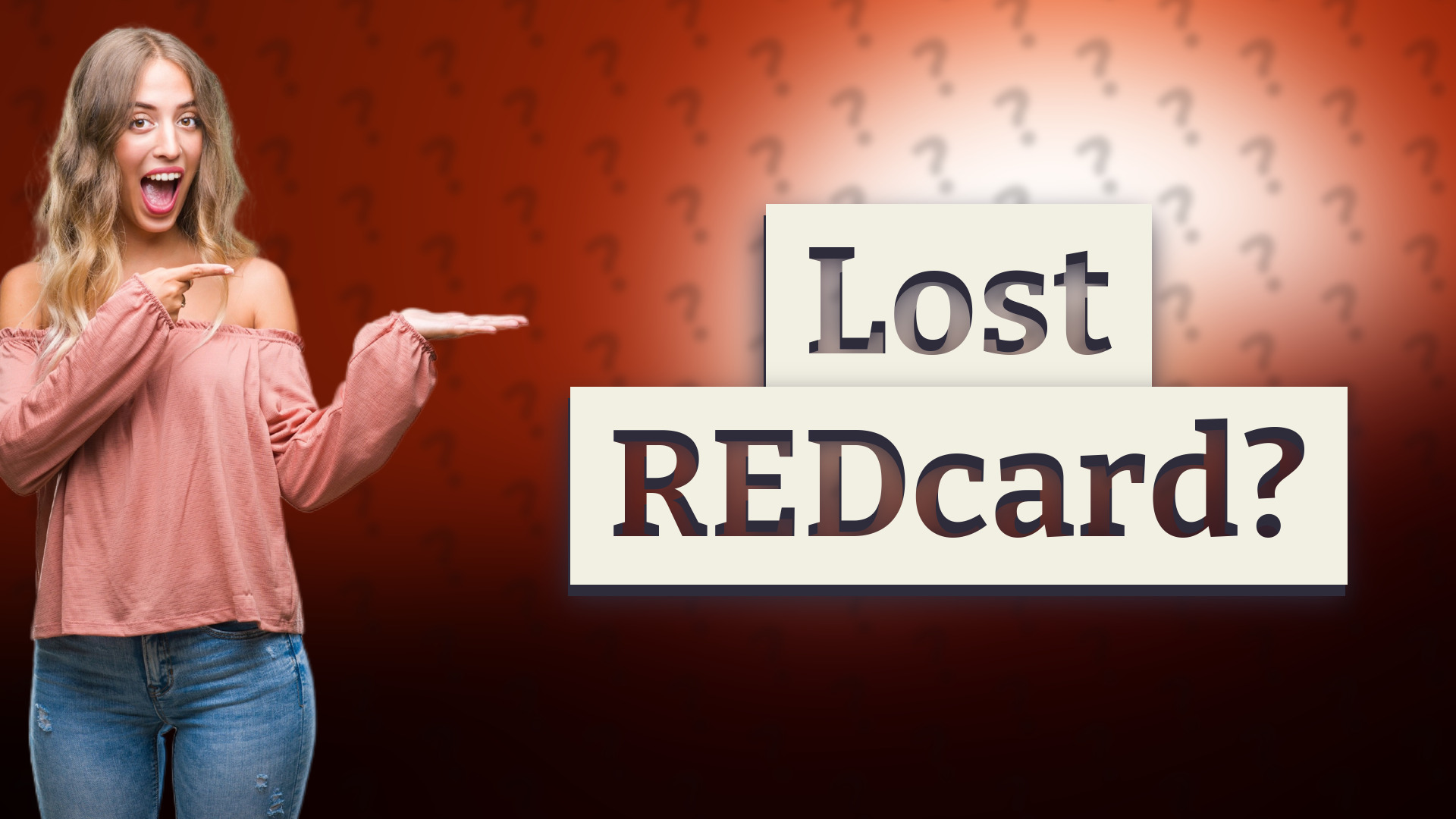 Lost REDcard?