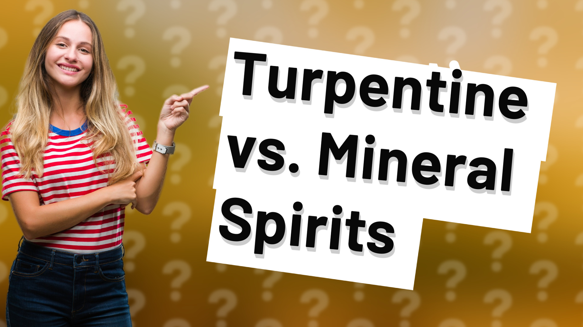 Turpentine vs. Mineral Spirits