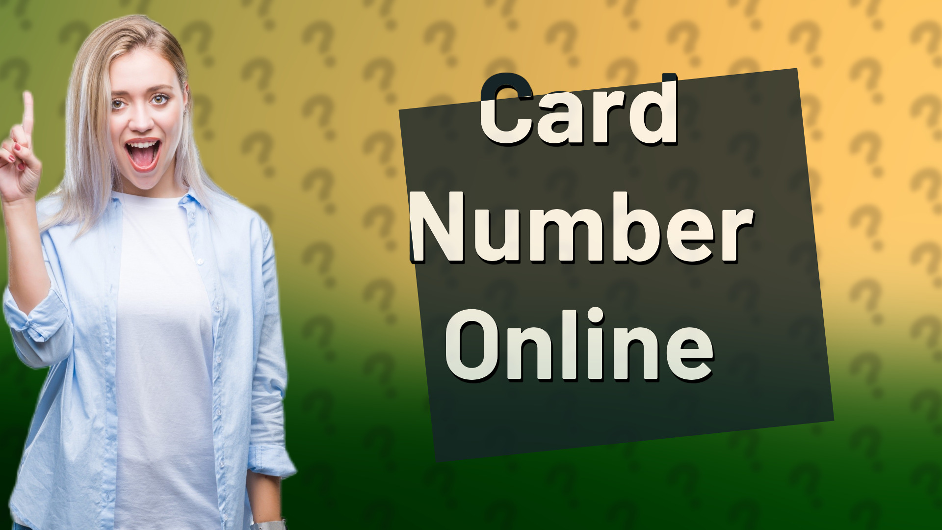 Card Number Online