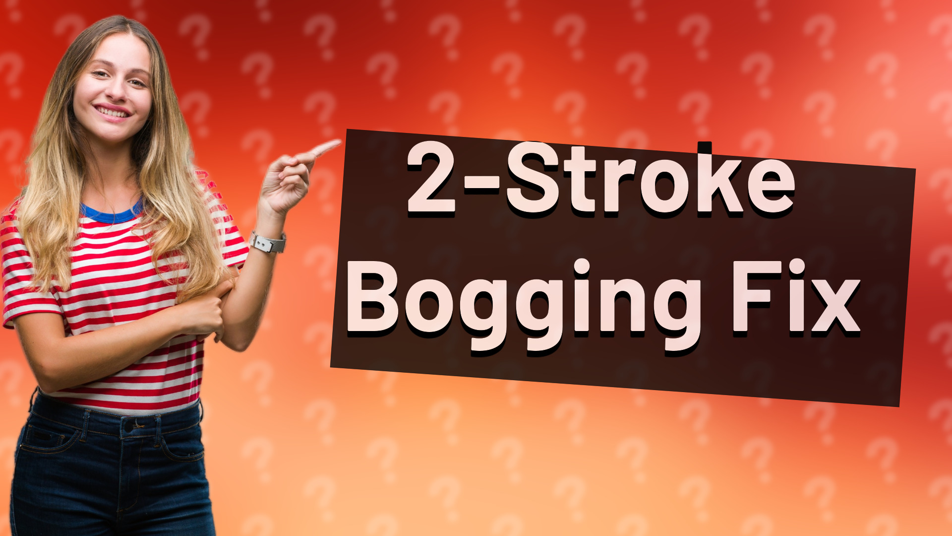 2-Stroke Bogging Fix
