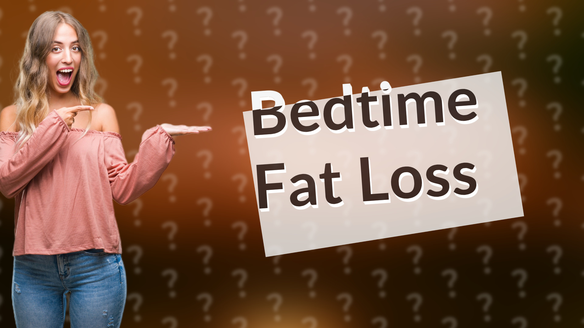 Bedtime Fat Loss