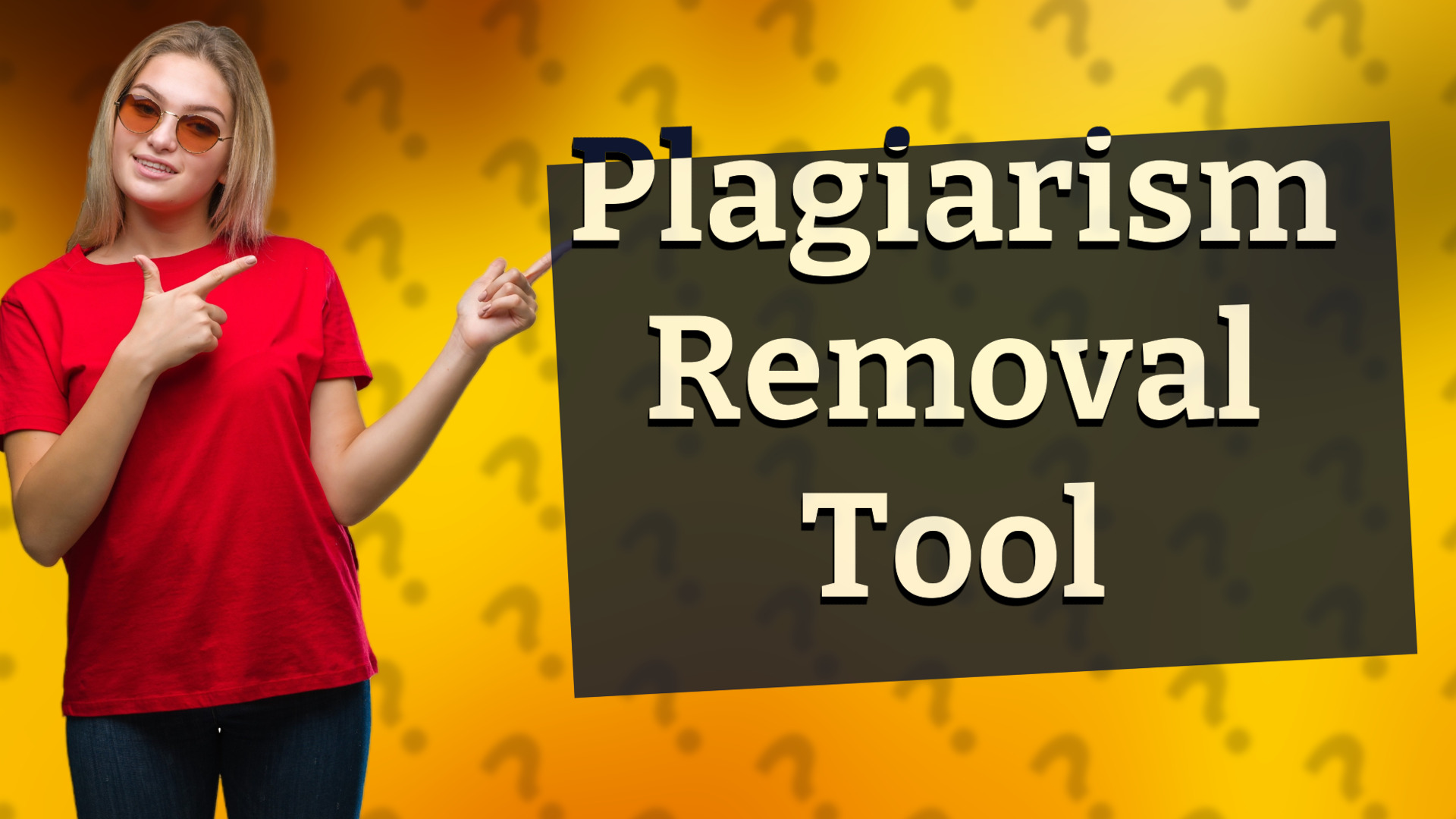 Plagiarism Removal Tool