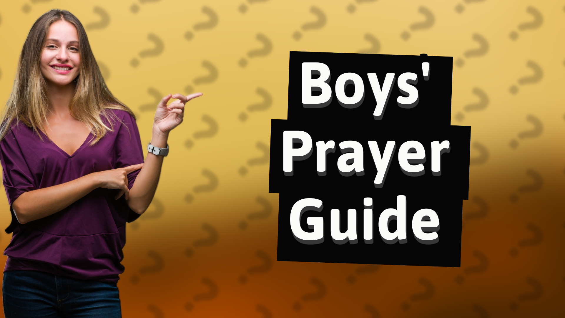Boys' Prayer Guide