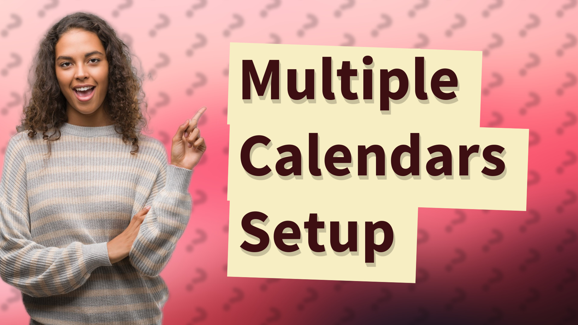 Multiple Calendars Setup