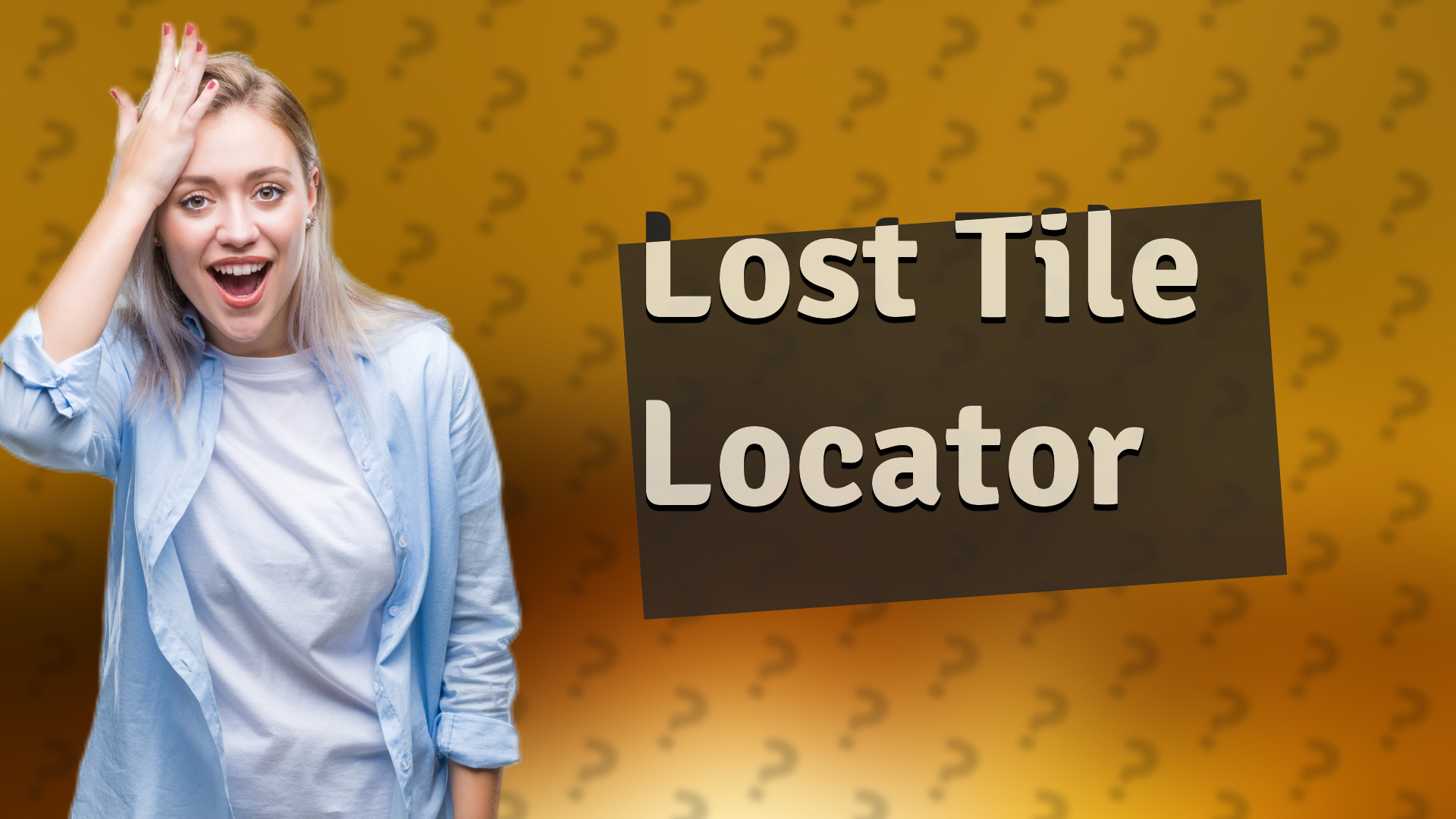 Lost Tile Locator