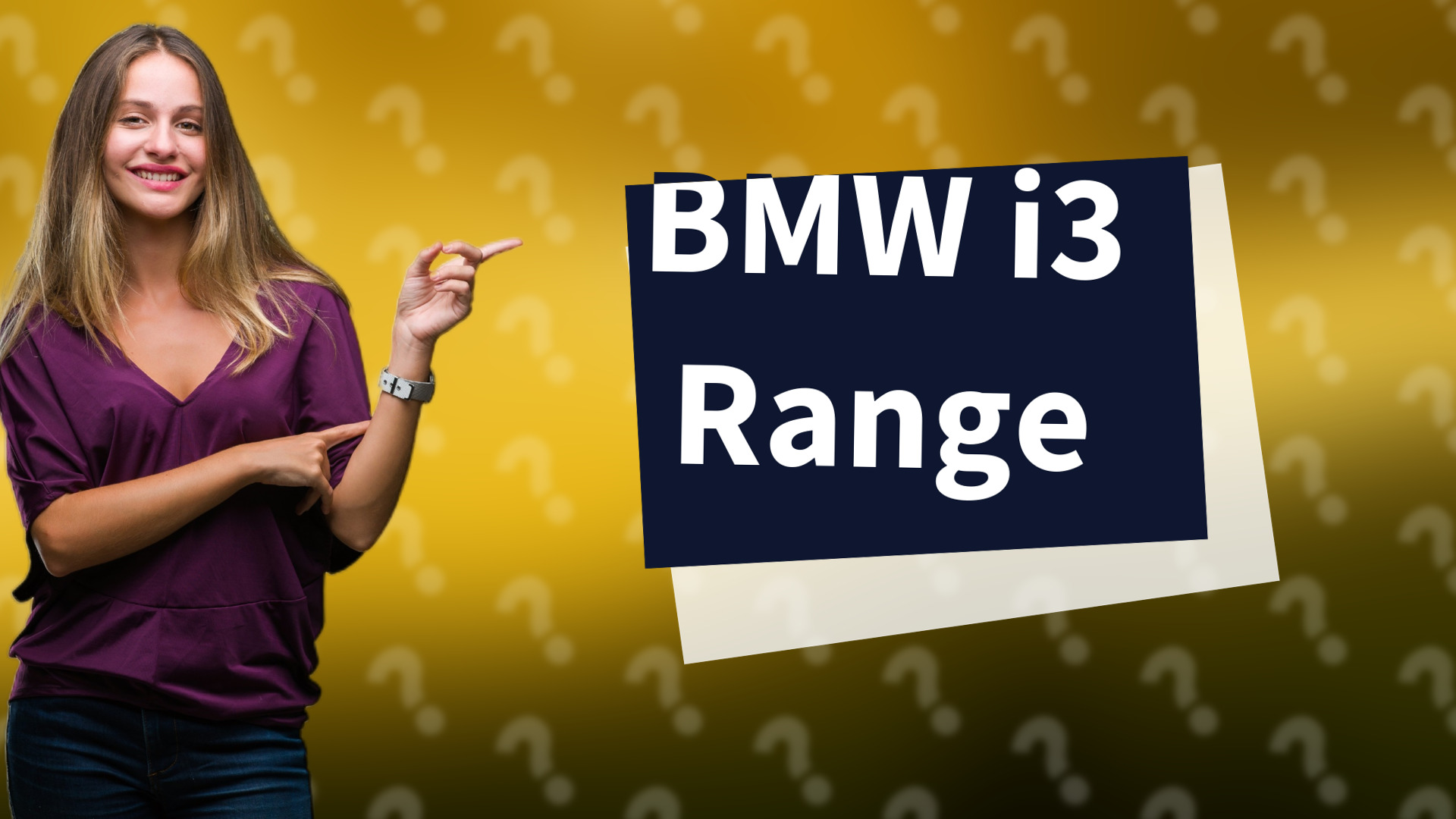 BMW i3 Range