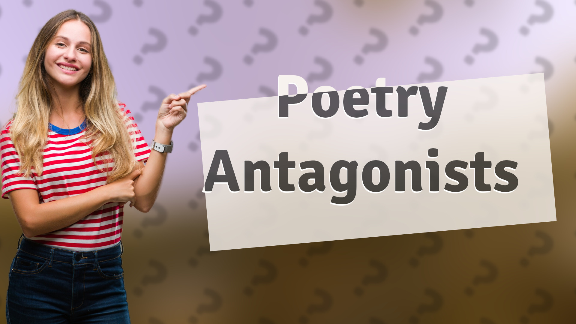 Poetry Antagonists