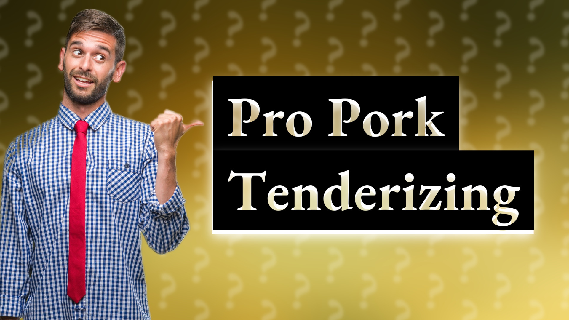 Pro Pork Tenderizing
