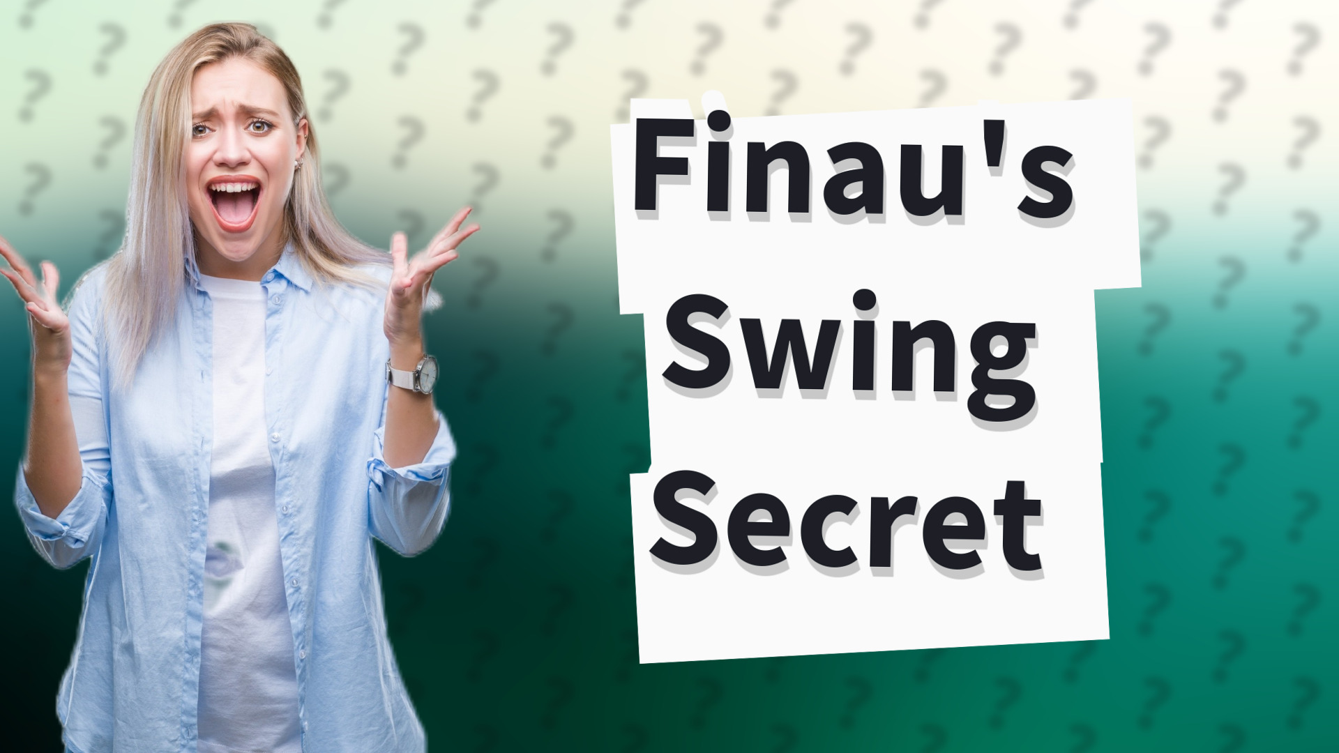 Finau's Swing Secret