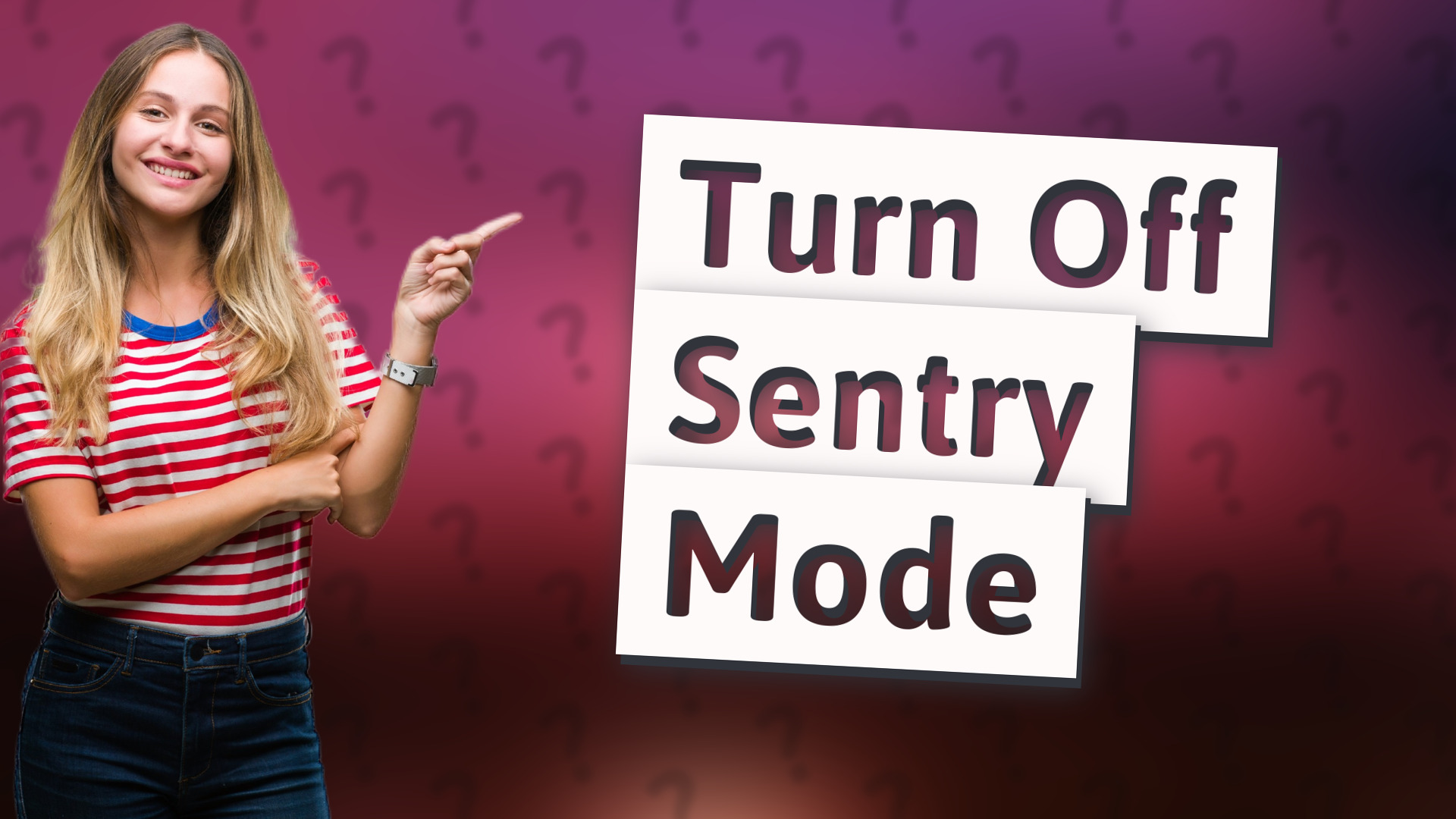 Turn Off Sentry Mode