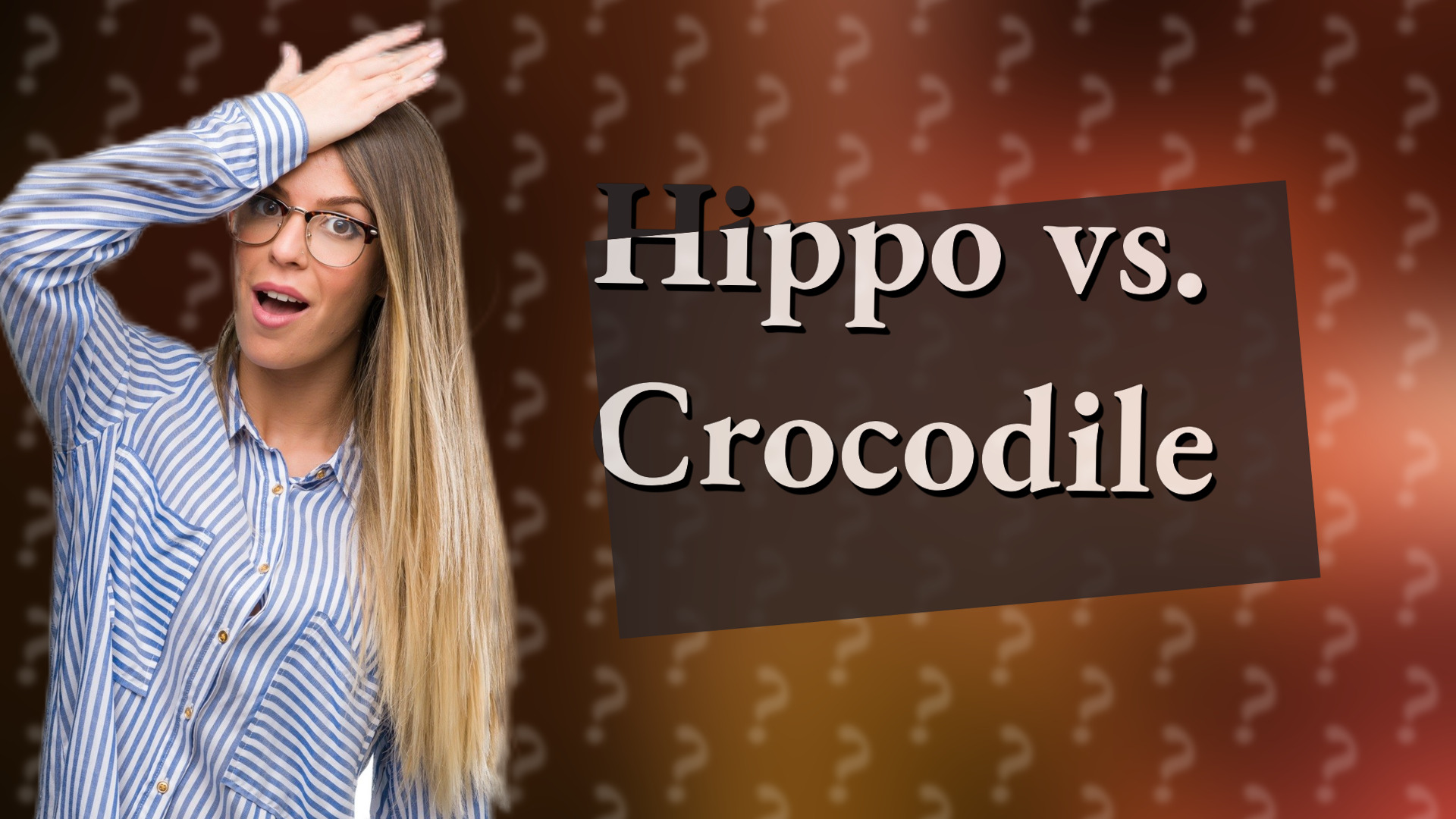 Hippo vs. Crocodile