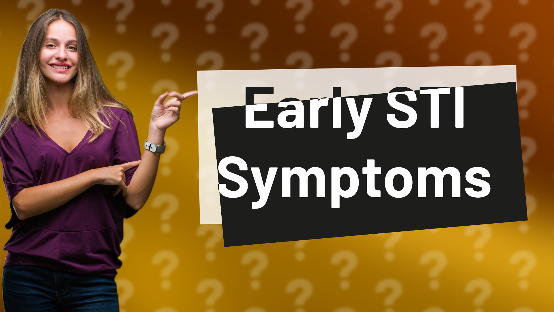 Early STI Symptoms