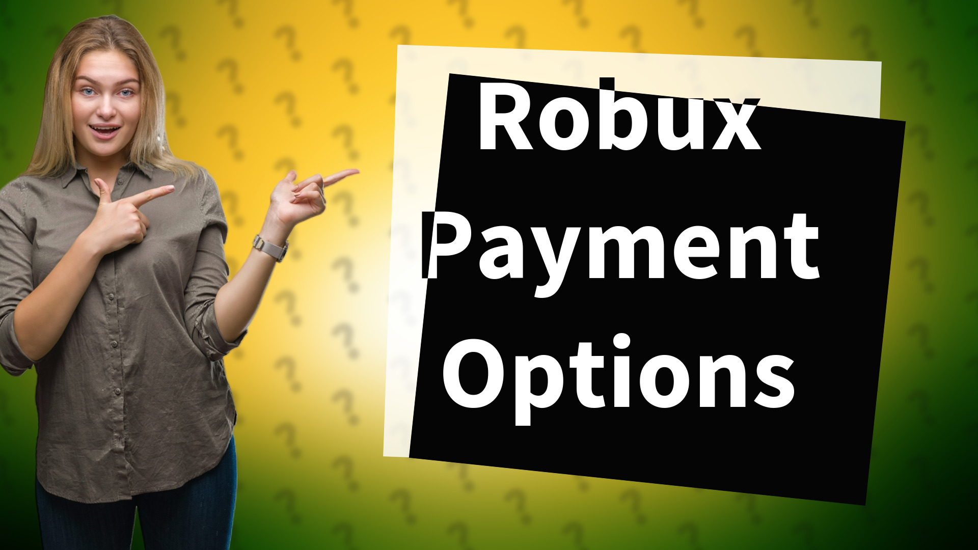 Robux Payment Options