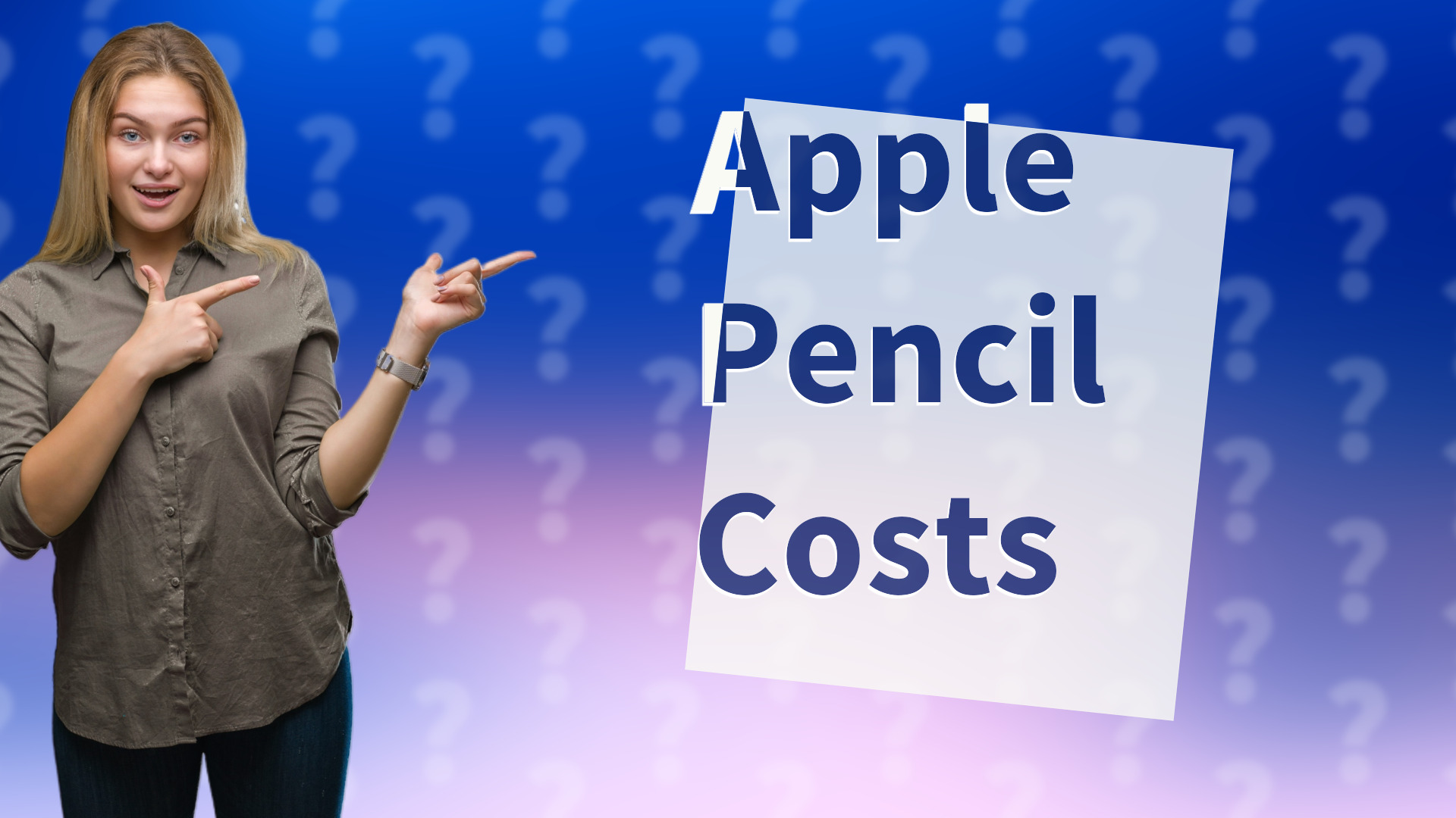 Apple Pencil Costs