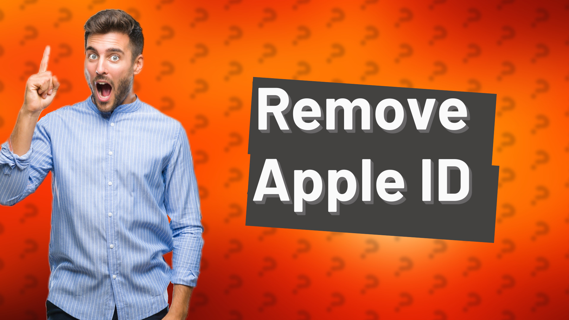Remove Apple ID