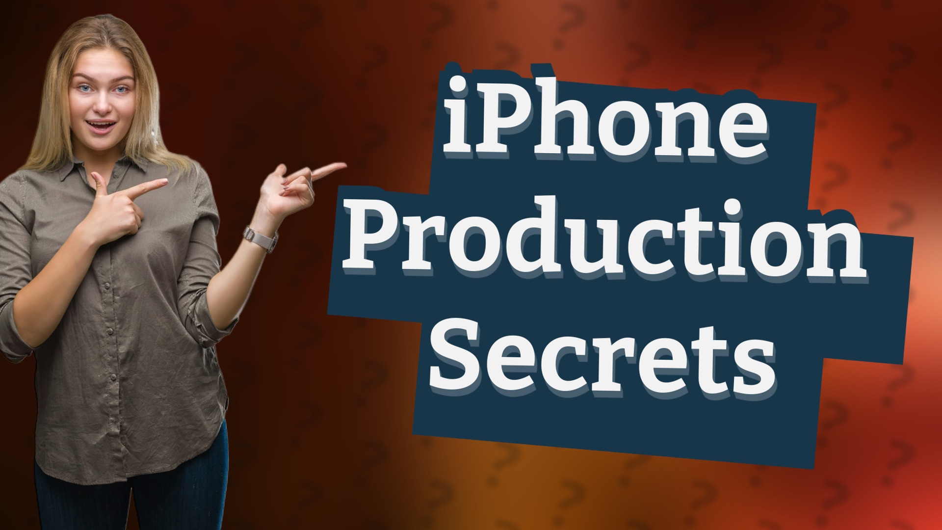 iPhone Production Secrets