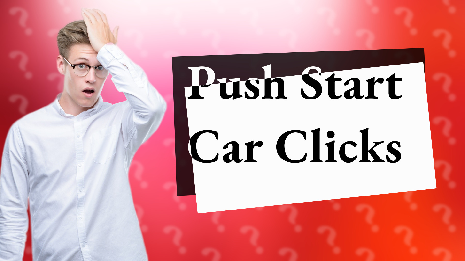 Push Start Car Clicks