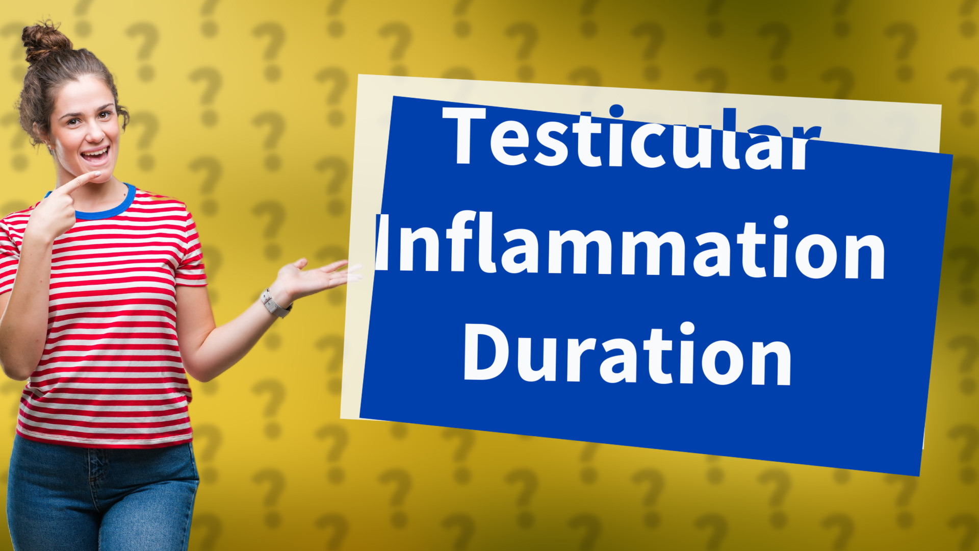 Testicular Inflammation Duration