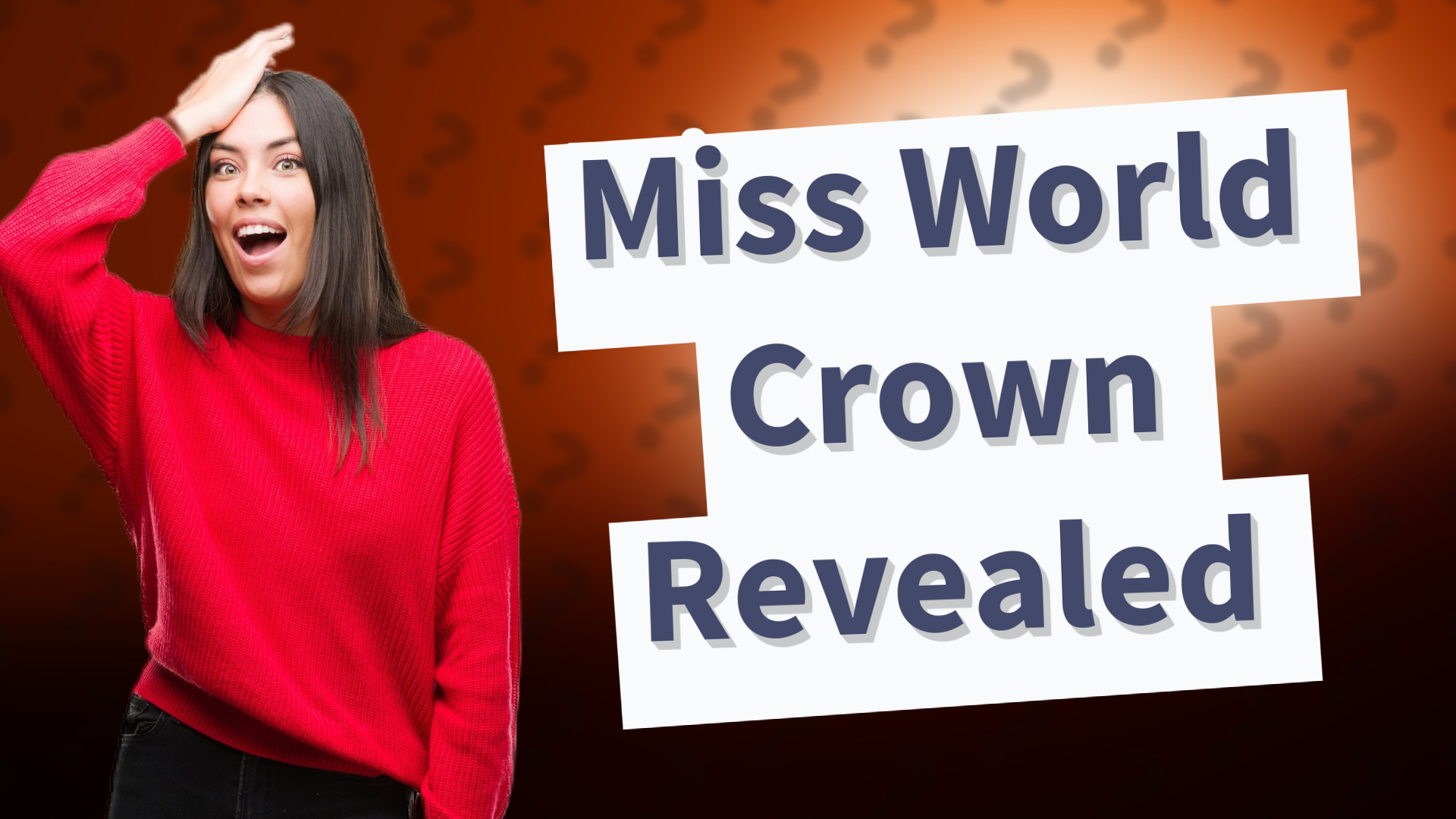 Miss World Crown Revealed