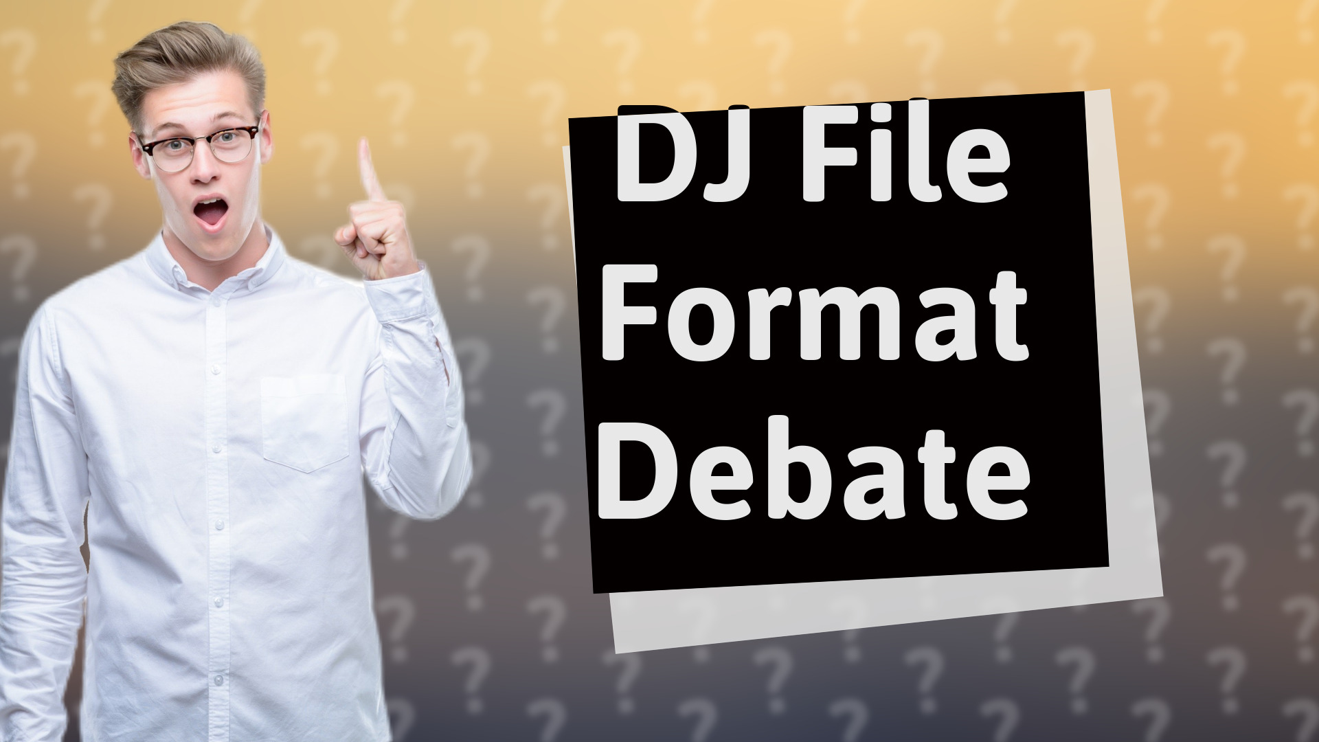 DJ File Format Debate