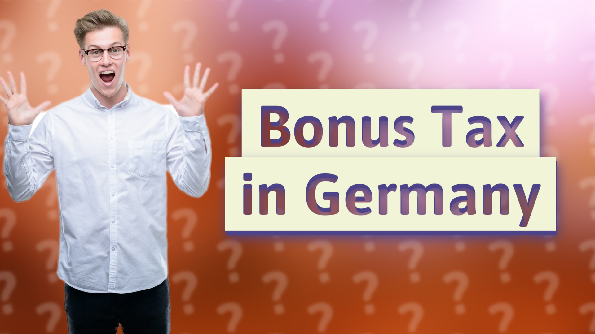 Bonus Tax in Germany
