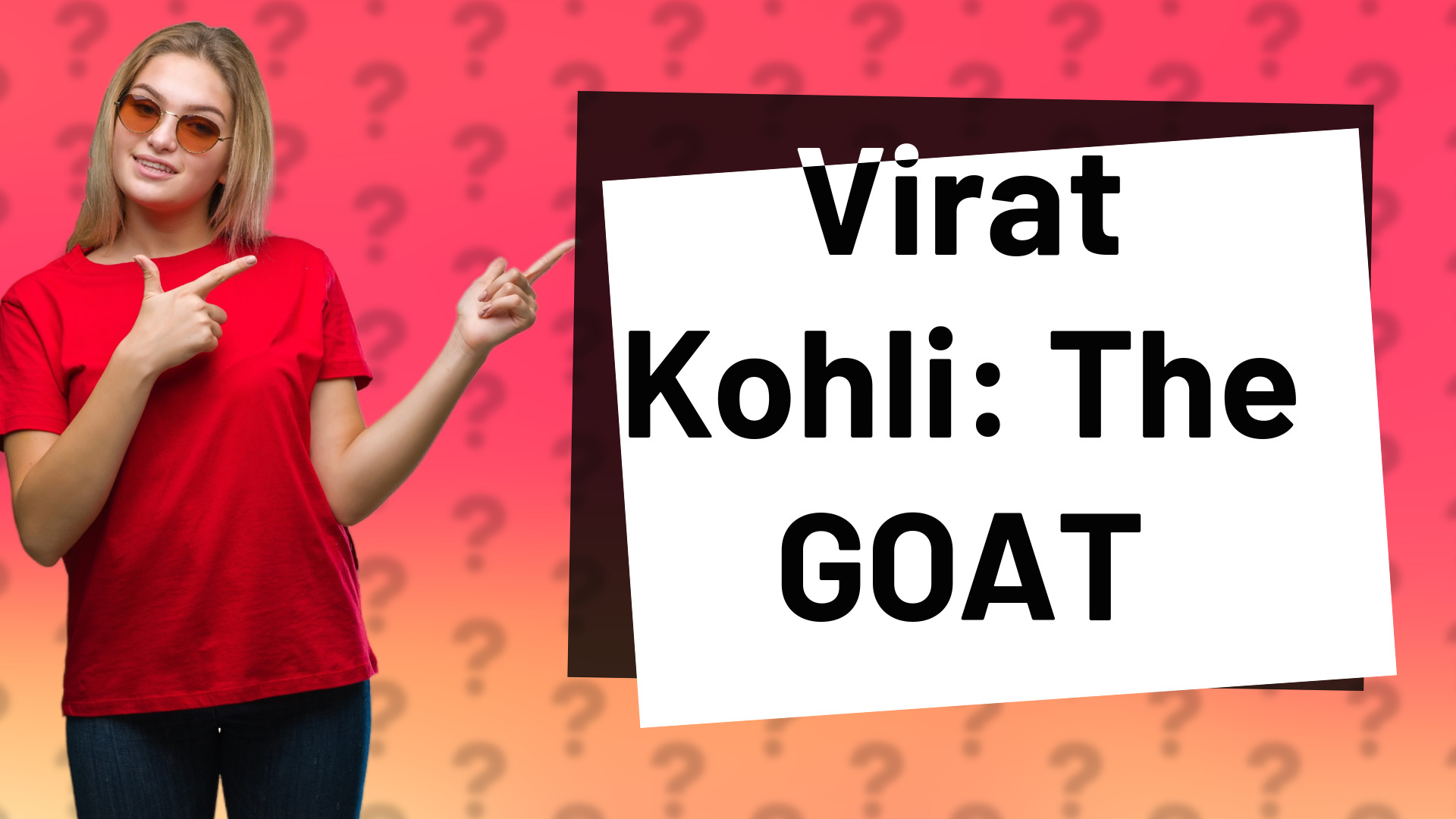 Virat Kohli: The GOAT