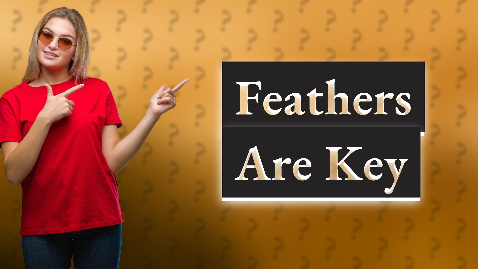 Feathers Are Key