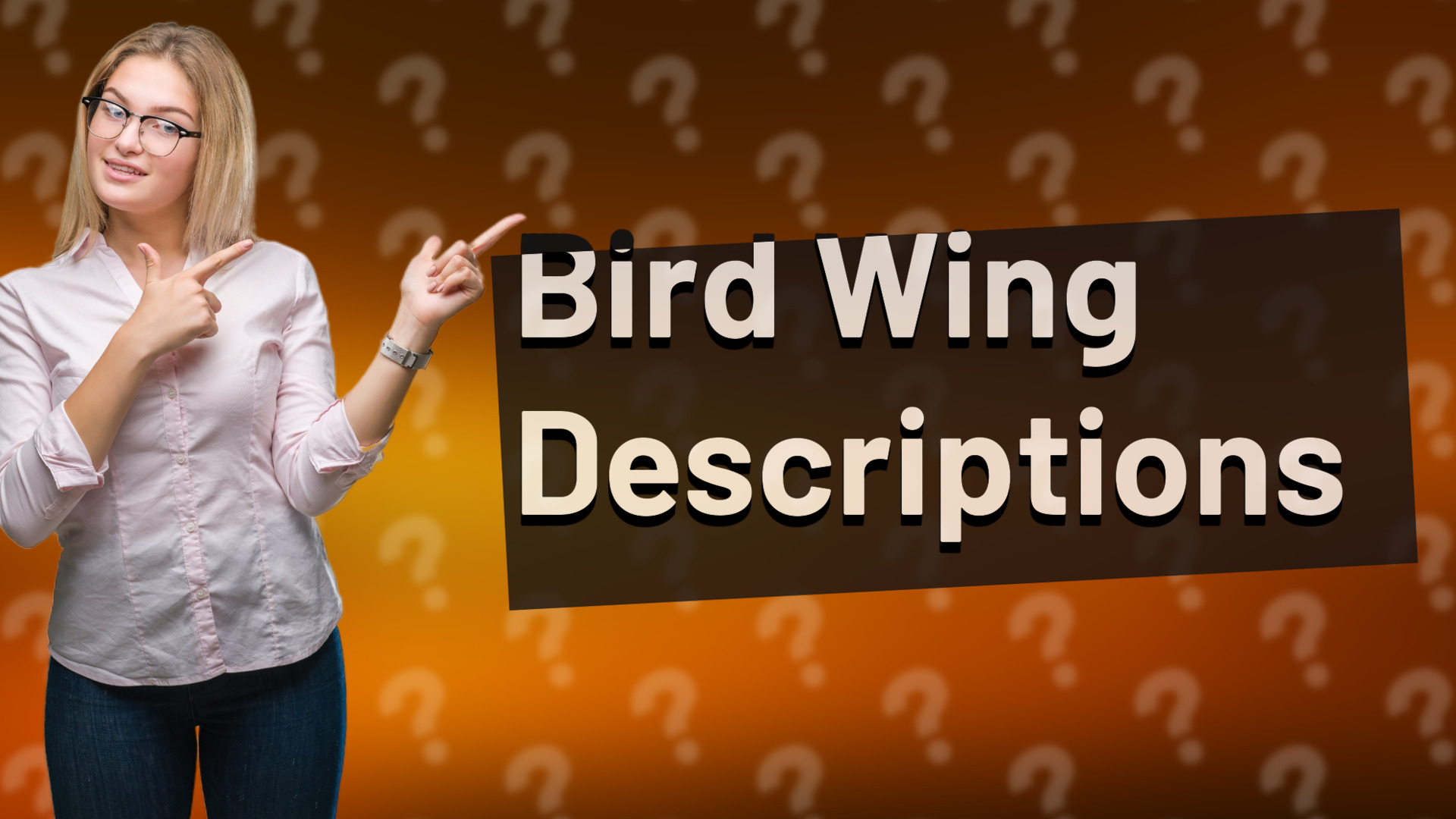 Bird Wing Descriptions