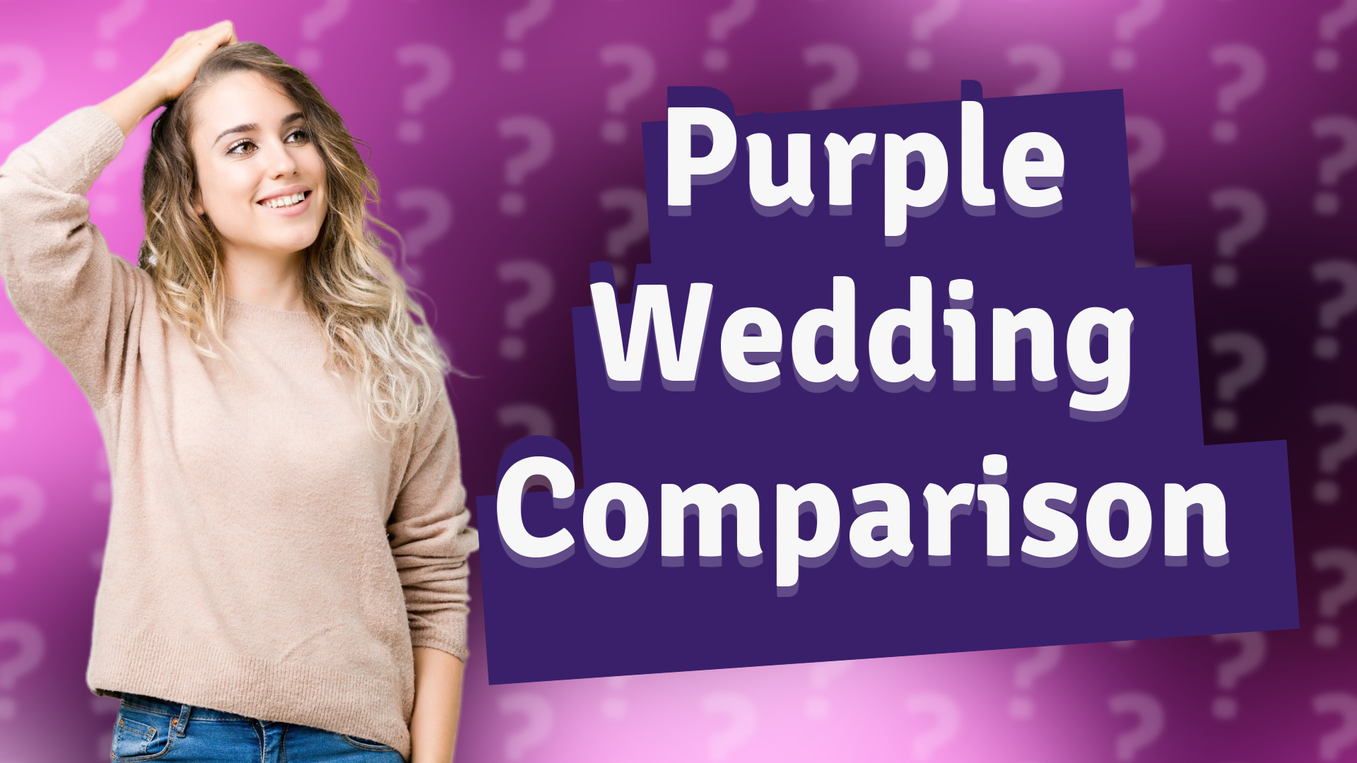 Purple Wedding Comparison