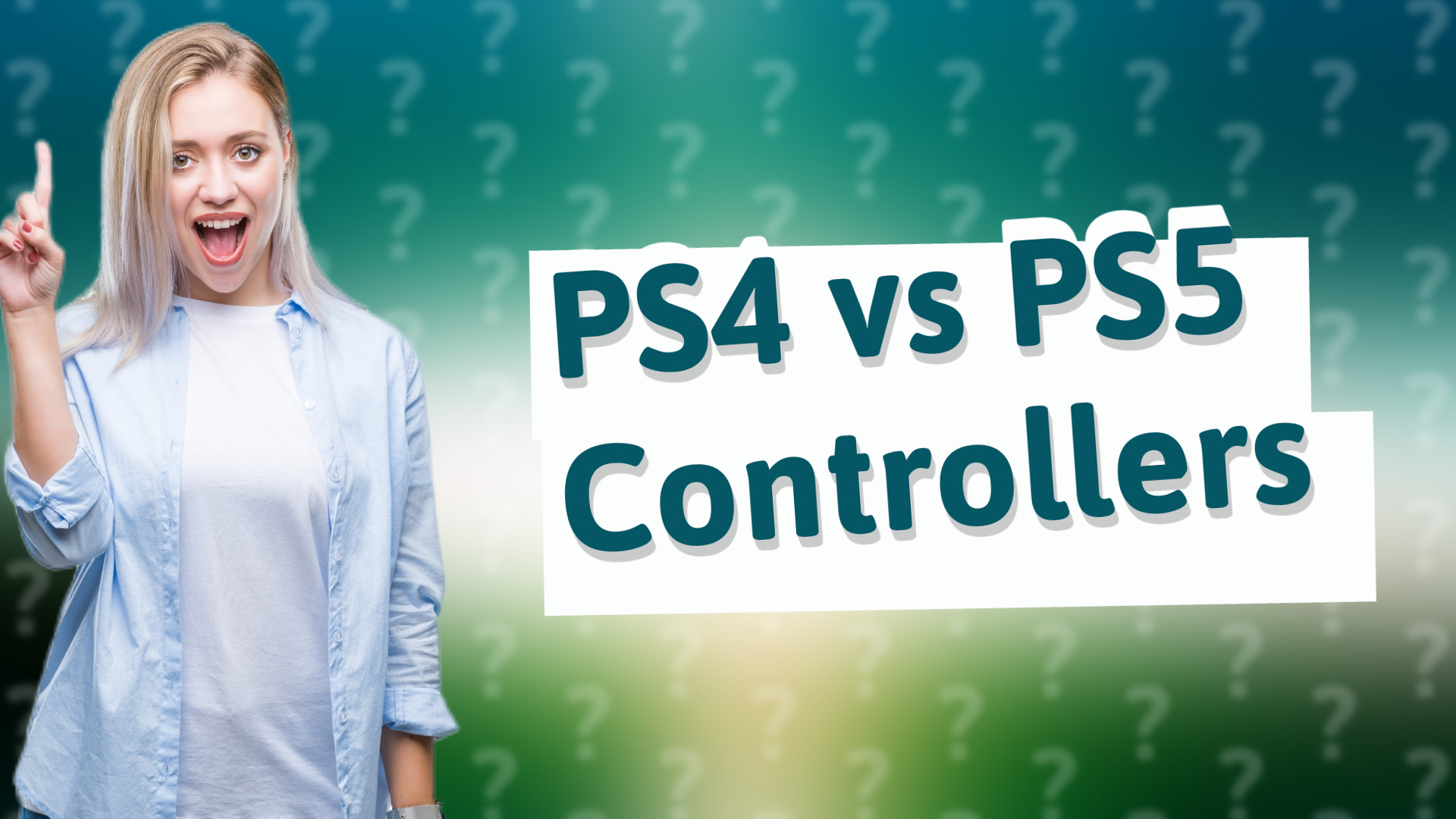 PS4 vs PS5 Controllers
