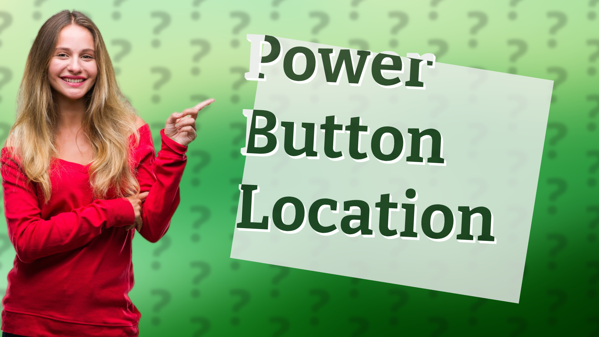 Power Button Location
