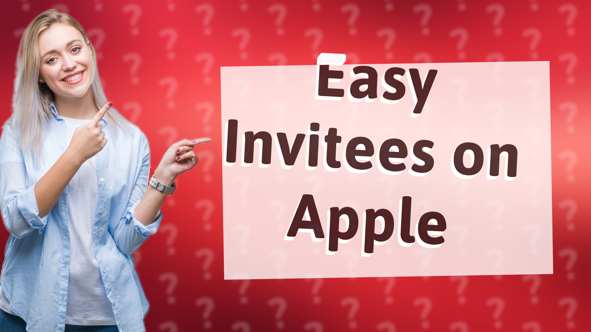 Easy Invitees on Apple
