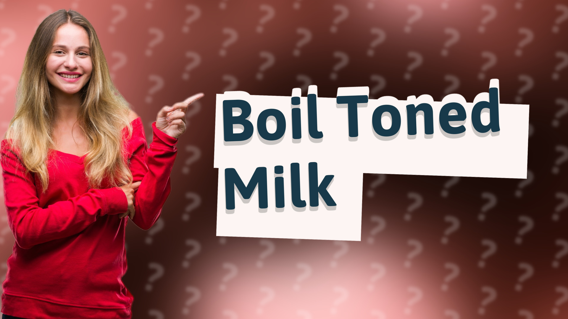 Boil Toned Milk