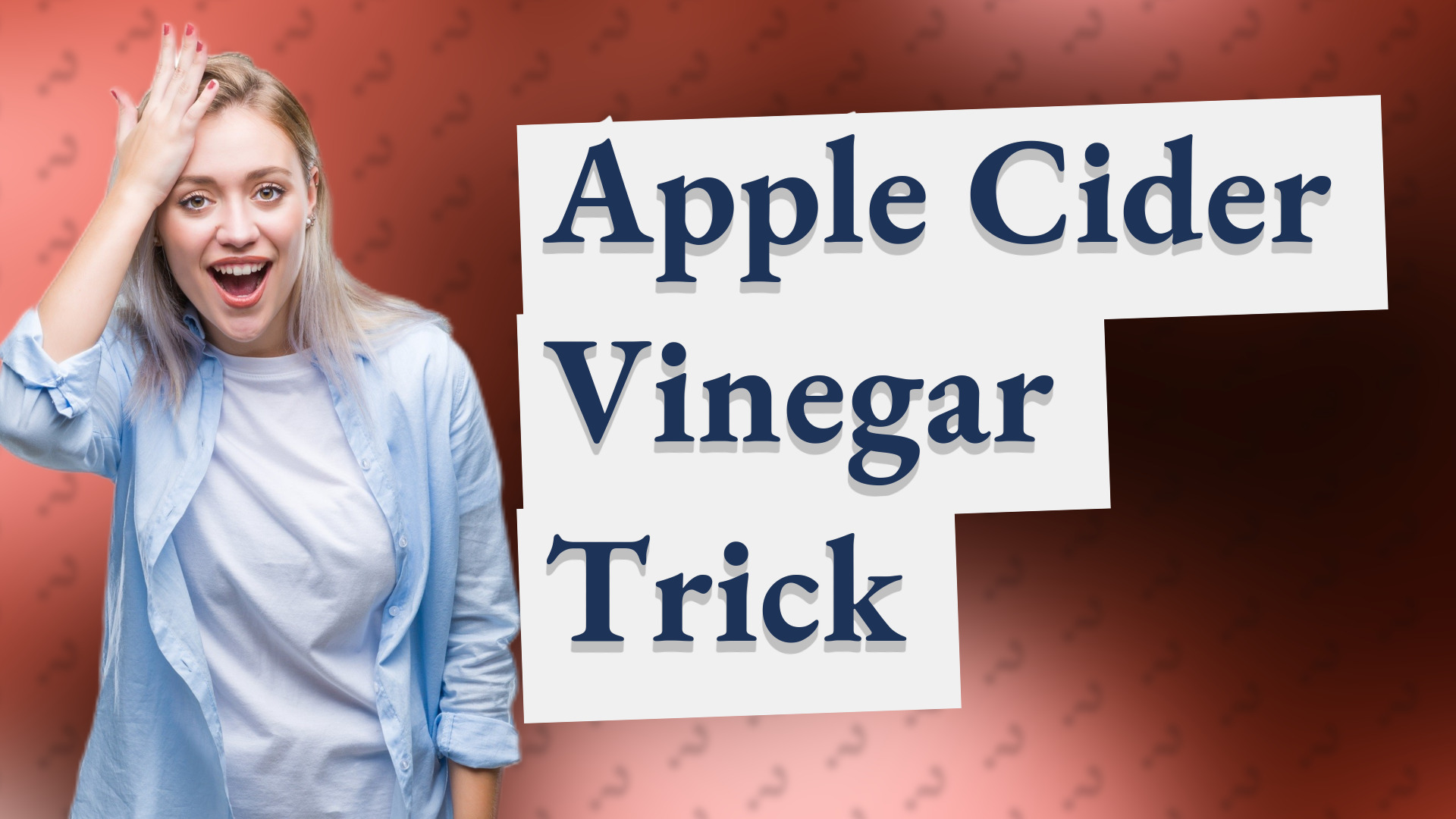 Apple Cider Vinegar Trick