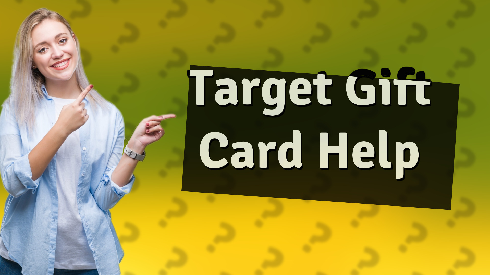 Target Gift Card Help