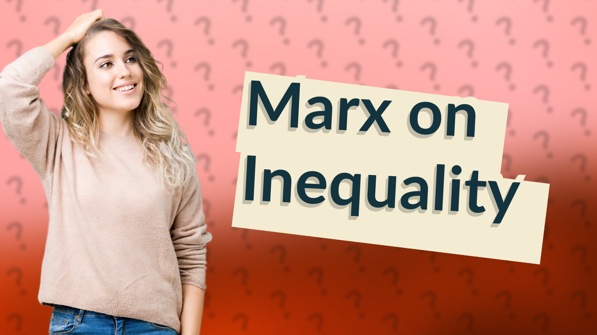 Marx on Inequality