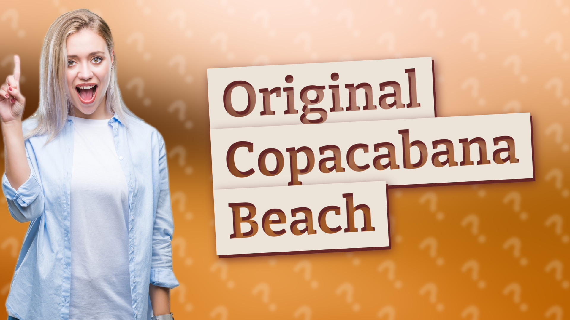 Original Copacabana Beach