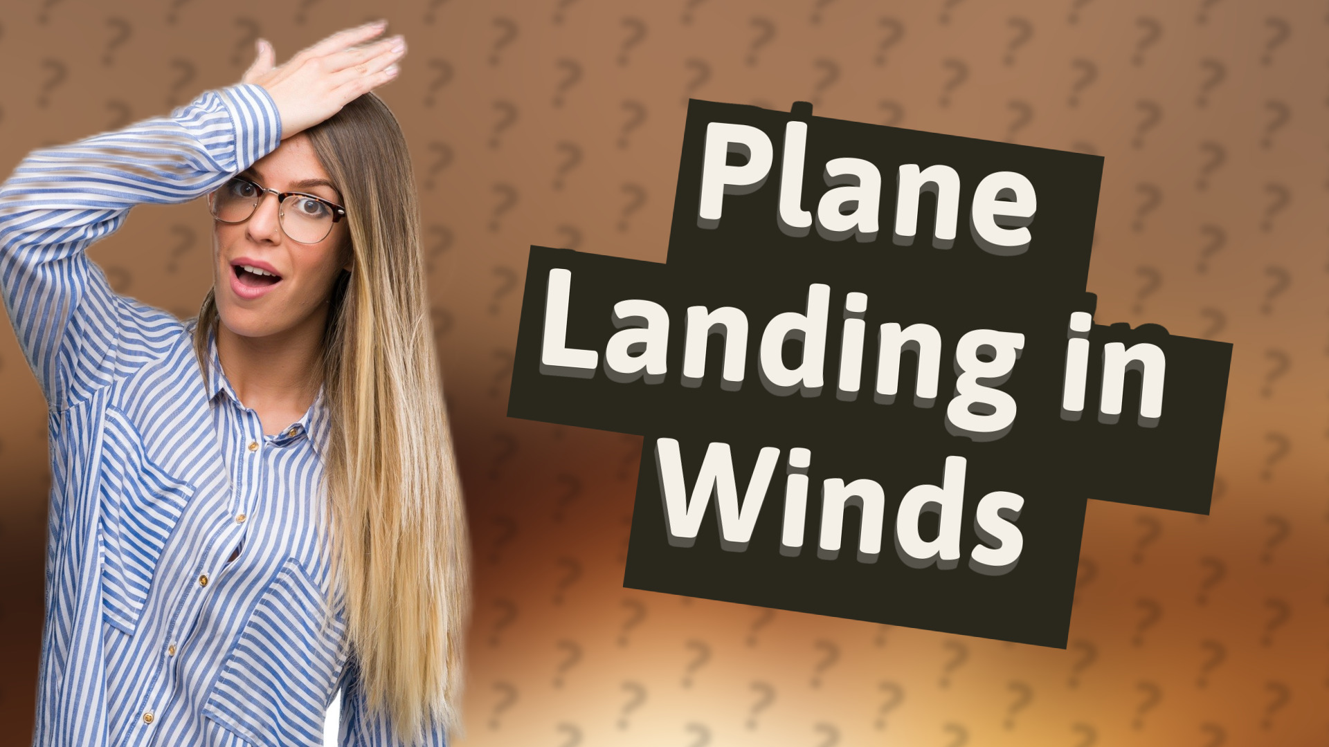 Plane Landing in Winds
