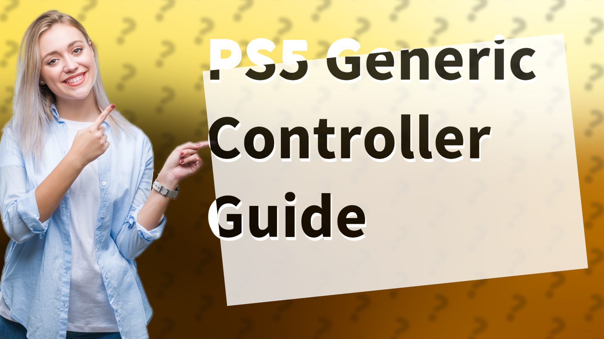PS5 Generic Controller Guide