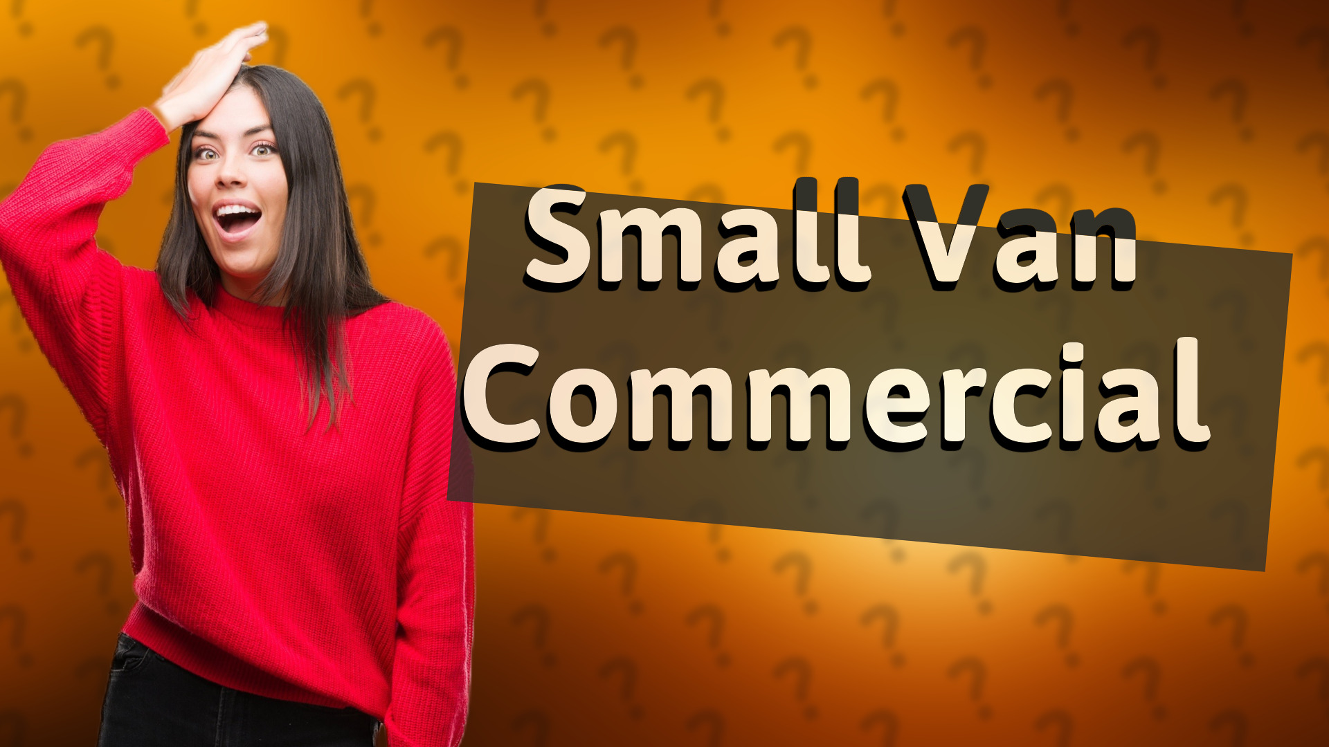 Small Van Commercial