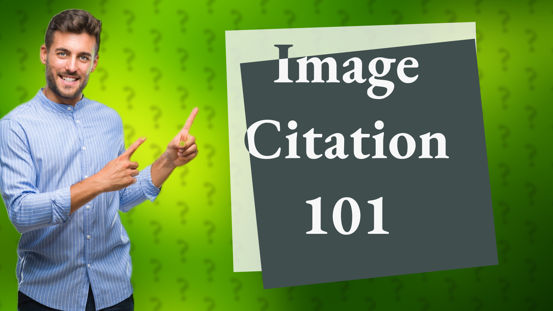 Image Citation 101