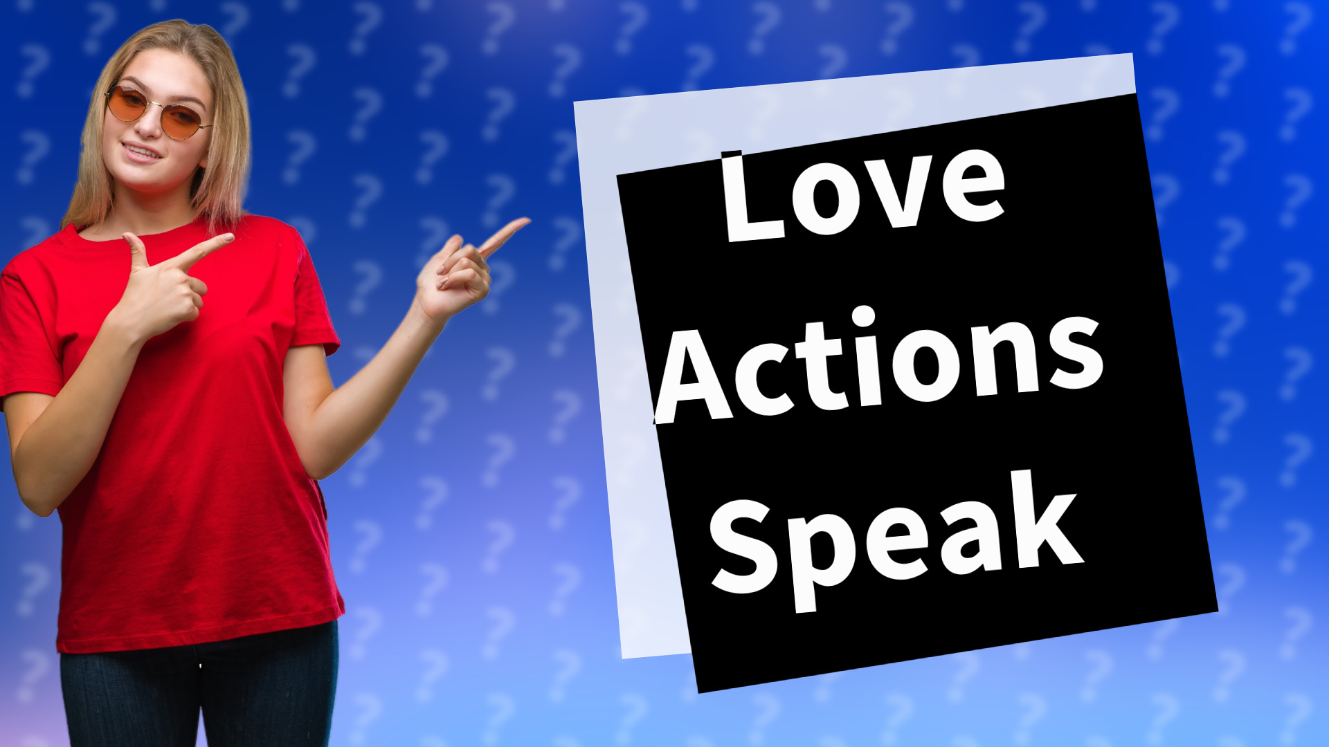 Love Actions Speak