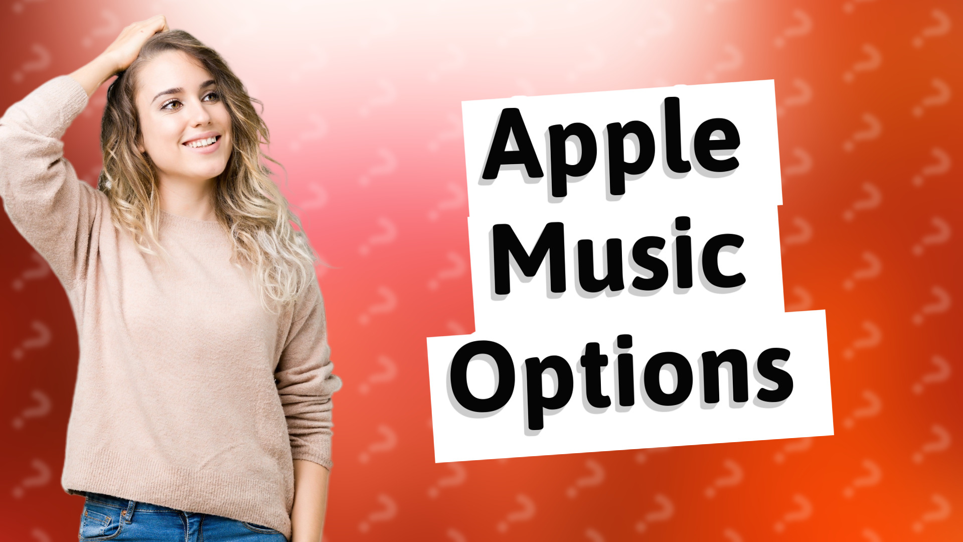 Apple Music Options
