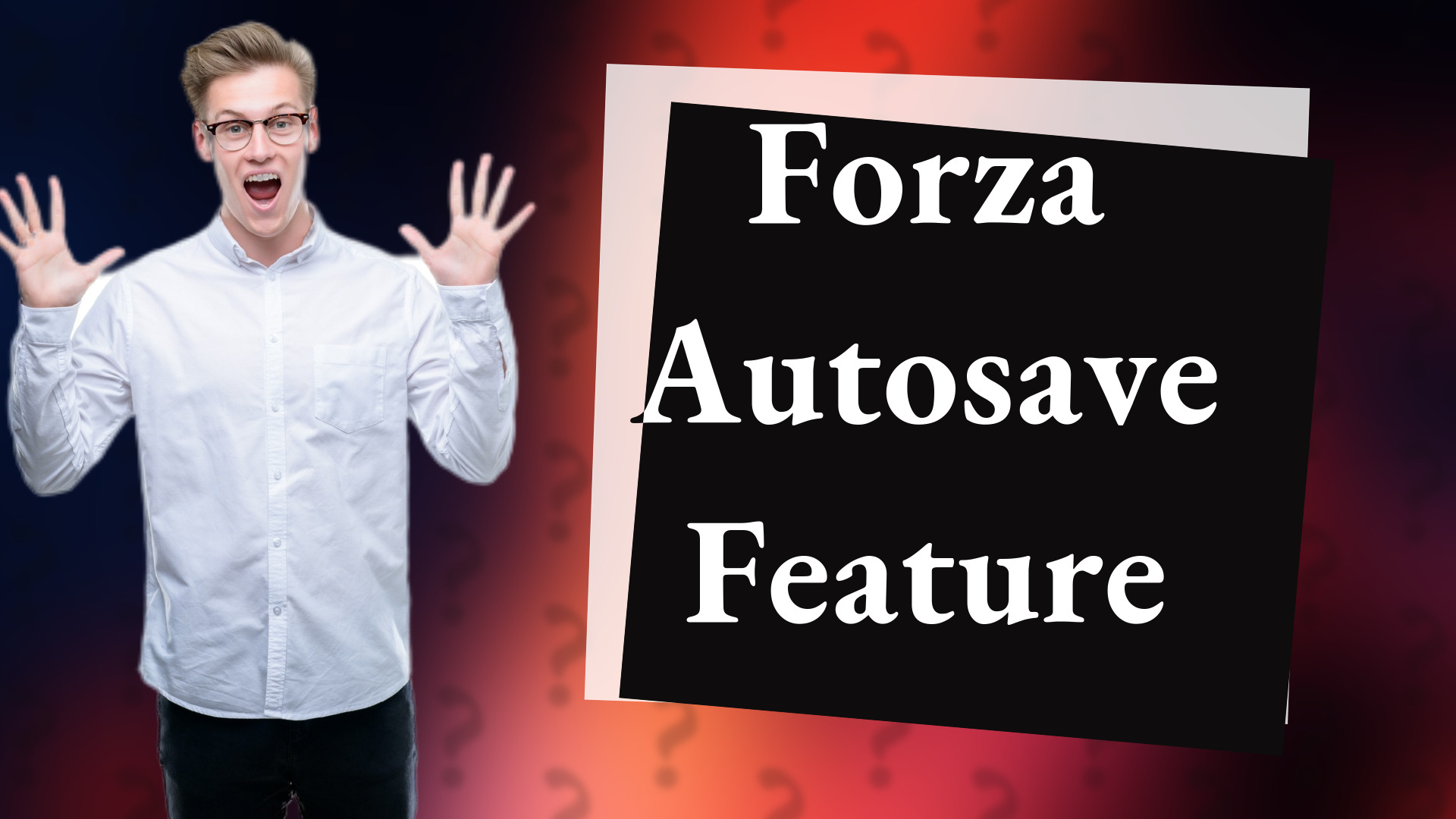 Forza Autosave Feature