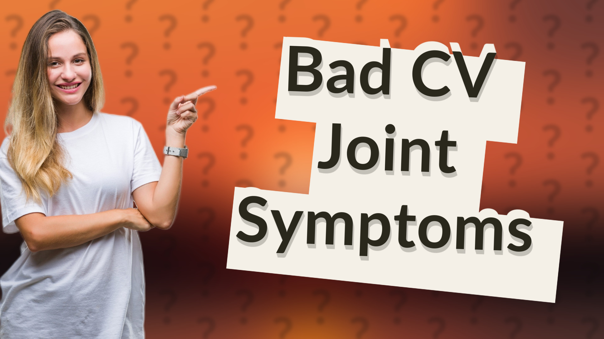 Bad CV Joint Symptoms