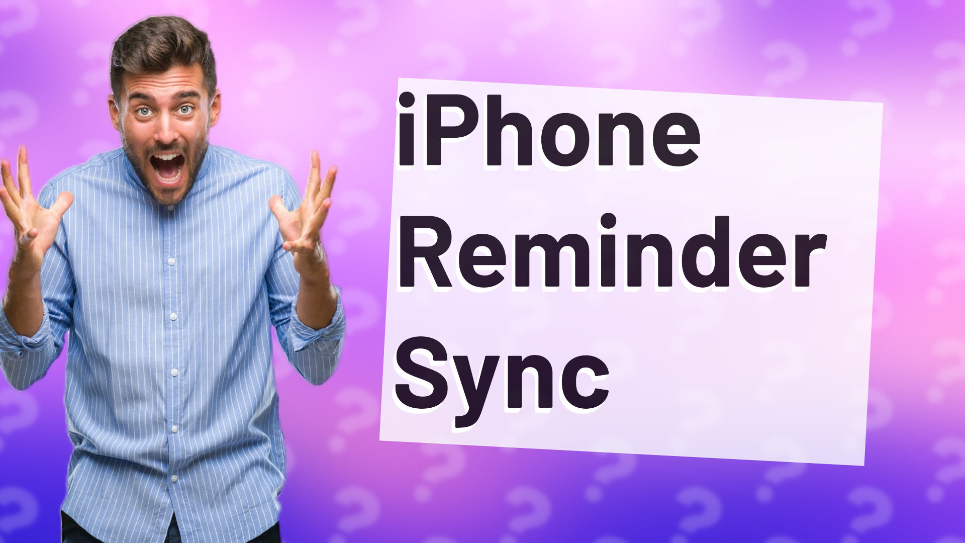 iPhone Reminder Sync