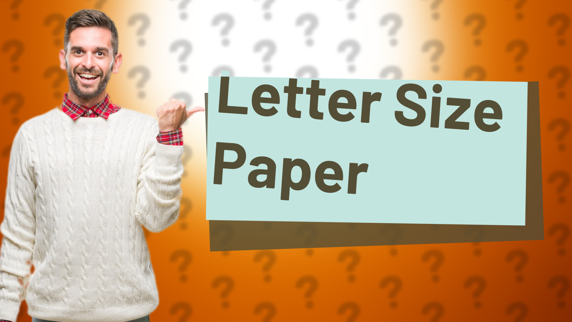 Letter Size Paper